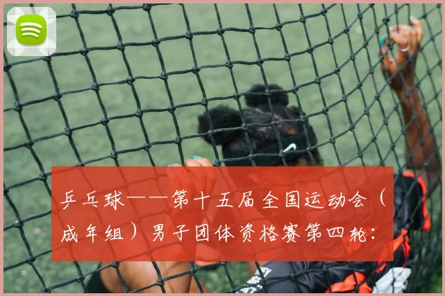 乒乓球——第十五届全国运动会（成年组）男子团体资格赛第四轮：北京八喜队胜辽宁队
